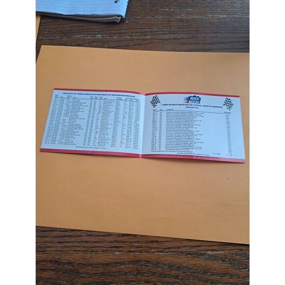 1990 Busch Beer Racing Guide NASCAR Foldout Winston Cup Grand National Promo - Picture 5 of 7